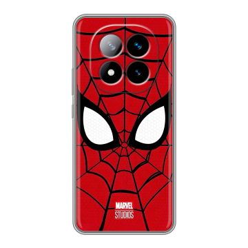 Силиконовый чехол на Xiaomi Redmi Note 14 Pro Plus с принтом человек паук spiderman Силиконовый чехол на Xiaomi Redmi Note 14 Pro Plus с принтом человек паук spiderman