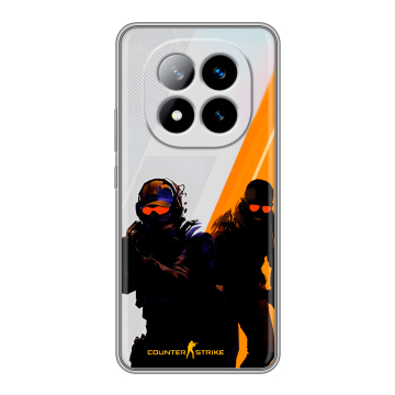 Силиконовый чехол на Xiaomi Redmi Note 14 Pro Plus с принтом Контер страйк Counter strike