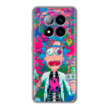 Силиконовый чехол на Xiaomi Redmi Note 14 Pro Plus с принтом Рик и Морти Rick Morty Силиконовый чехол на Xiaomi Redmi Note 14 Pro Plus с принтом Рик и Морти Rick Morty