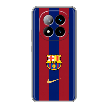 Силиконовый чехол на Xiaomi Redmi Note 14 Pro Plus с принтом Барселона Barcelona