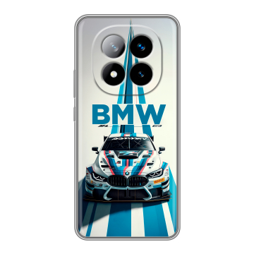 Силиконовый чехол на Xiaomi Redmi Note 14 Pro Plus с принтом БМВ BMW Силиконовый чехол на Xiaomi Redmi Note 14 Pro Plus с принтом БМВ BMW