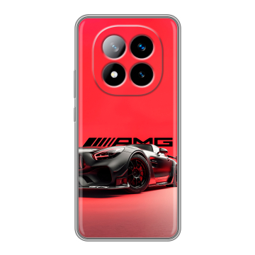 Силиконовый чехол на Xiaomi Redmi Note 14 Pro Plus с принтом Мерседес Mercedes AMG Силиконовый чехол на Xiaomi Redmi Note 14 Pro Plus с принтом Мерседес Mercedes AMG