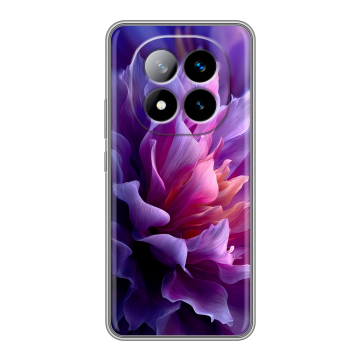 Силиконовый чехол на Xiaomi Redmi Note 14 Pro Plus с принтом женский цветы