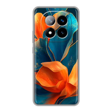 Силиконовый чехол на Xiaomi Redmi Note 14 Pro Plus с принтом Цветы Силиконовый чехол на Xiaomi Redmi Note 14 Pro Plus с принтом Цветы