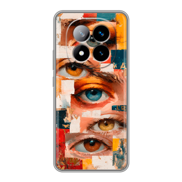 Силиконовый чехол на Xiaomi Redmi Note 14 Pro Plus с принтом Модный принт Силиконовый чехол на Xiaomi Redmi Note 14 Pro Plus с принтом Модный принт