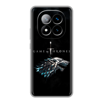 Силиконовый чехол на Xiaomi Redmi Note 14 Pro Plus с принтом Игра Престолов Game Thrones