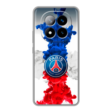 Силиконовый чехол на Xiaomi Redmi Note 14 Pro Plus с принтом PSG ПСЖ