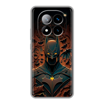 Силиконовый чехол на Xiaomi Redmi Note 14 Pro Plus с принтом Batman Бэтмен