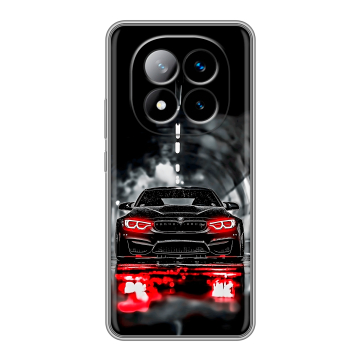 Силиконовый чехол на Xiaomi Redmi Note 14 Pro Plus с принтом BMW БМВ Силиконовый чехол на Xiaomi Redmi Note 14 Pro Plus с принтом BMW БМВ