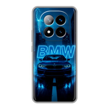 Силиконовый чехол на Xiaomi Redmi Note 14 Pro Plus с принтом BMW БМВ