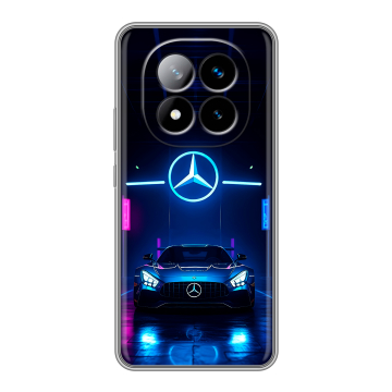 Силиконовый чехол на Xiaomi Redmi Note 14 Pro Plus с принтом Mercedes Мерседес Силиконовый чехол на Xiaomi Redmi Note 14 Pro Plus с принтом Mercedes Мерседес