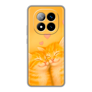Силиконовый чехол на Xiaomi Redmi Note 14 Pro Plus с принтом Милые котята