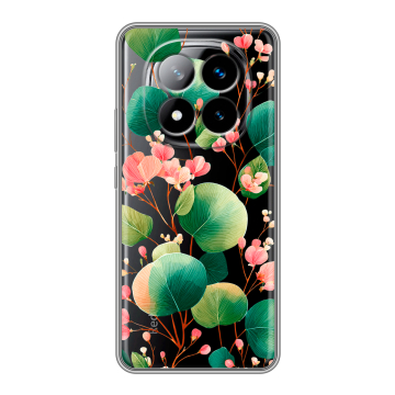 Силиконовый чехол на Xiaomi Redmi Note 14 Pro Plus с принтом женский