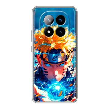 Силиконовый чехол на Xiaomi Redmi Note 14 Pro Plus с принтом Аниме Наруто Naruto