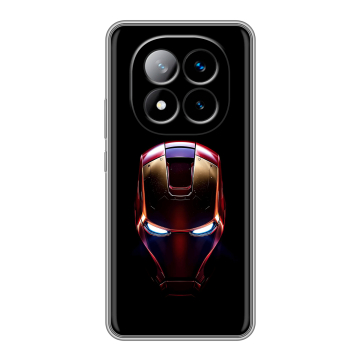 Силиконовый чехол на Xiaomi Redmi Note 14 Pro Plus с принтом IronMan Железный человек Силиконовый чехол на Xiaomi Redmi Note 14 Pro Plus с принтом IronMan Железный человек