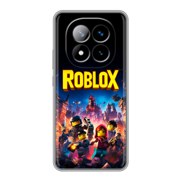 Силиконовый чехол на Xiaomi Redmi Note 14 Pro Plus с принтом Roblox Роблокс Силиконовый чехол на Xiaomi Redmi Note 14 Pro Plus с принтом Roblox Роблокс