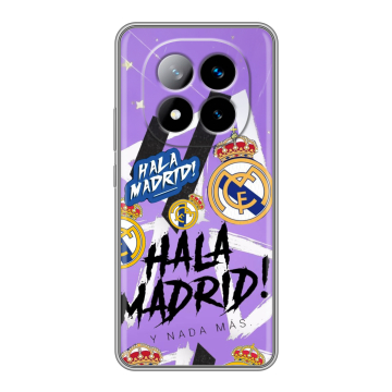 Силиконовый чехол на Xiaomi Redmi Note 14 Pro Plus с принтом Real Madrid Реал Мадрид Силиконовый чехол на Xiaomi Redmi Note 14 Pro Plus с принтом Real Madrid Реал Мадрид