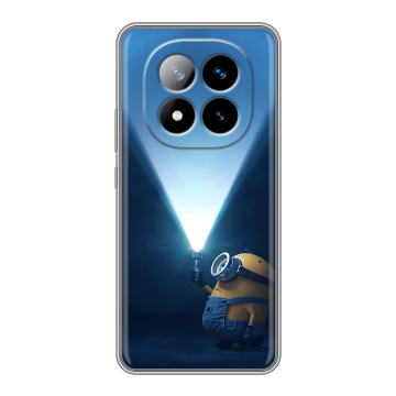 Силиконовый чехол на Xiaomi Redmi Note 14 Pro Plus с принтом Миньоны Силиконовый чехол на Xiaomi Redmi Note 14 Pro Plus с принтом Миньоны