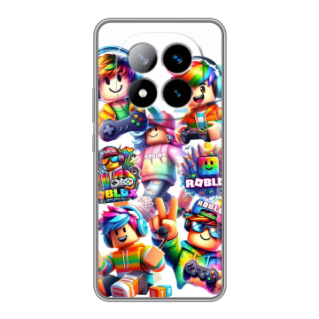 Силиконовый чехол на Xiaomi Redmi Note 14 Pro Plus с принтом Roblox Роблокс Силиконовый чехол на Xiaomi Redmi Note 14 Pro Plus с принтом Roblox Роблокс