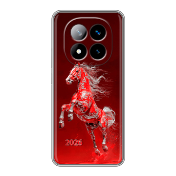 Силиконовый чехол на Xiaomi Redmi Note 14 Pro Plus с принтом Новый год