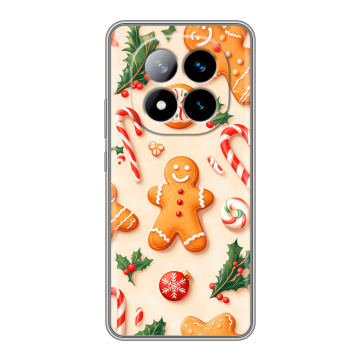 Силиконовый чехол на Xiaomi Redmi Note 14 Pro Plus с принтом Новый год