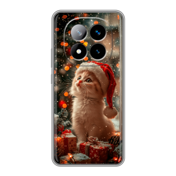 Силиконовый чехол на Xiaomi Redmi Note 14 Pro Plus с принтом Новый год