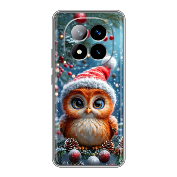 Силиконовый чехол на Xiaomi Redmi Note 14 Pro Plus с принтом Новый год