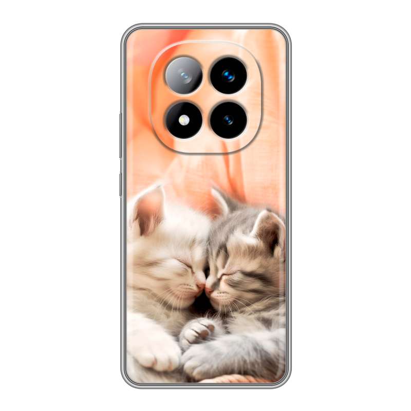 Силиконовый чехол на Xiaomi Redmi Note 14 Pro Plus с принтом Котята Силиконовый чехол на Xiaomi Redmi Note 14 Pro Plus с принтом Котята