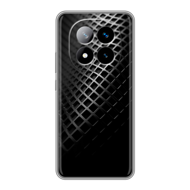 Силиконовый чехол на Xiaomi Redmi Note 14 Pro Plus с принтом Текстура металла Силиконовый чехол на Xiaomi Redmi Note 14 Pro Plus с принтом Текстура металла