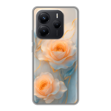 Силиконовый чехол на Xiaomi Redmi Note 14 с принтом Женский Силиконовый чехол на Xiaomi Redmi Note 14 с принтом Женский