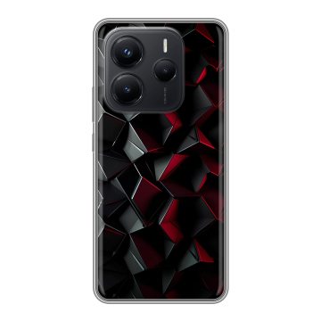 Силиконовый чехол на Xiaomi Redmi Note 14 с принтом Абстракция