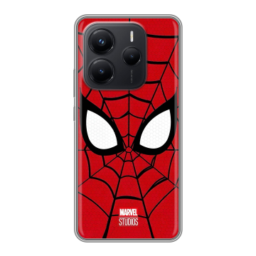 Силиконовый чехол на Xiaomi Redmi Note 14 с принтом человек паук spiderman