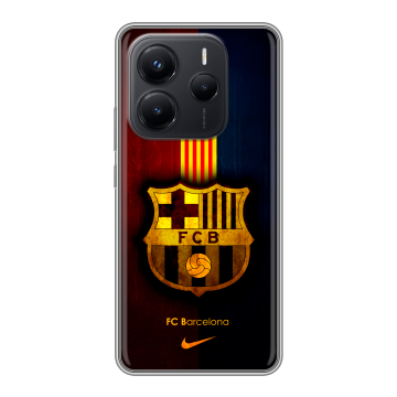 Силиконовый чехол на Xiaomi Redmi Note 14 с принтом Барселона Barcelona Силиконовый чехол на Xiaomi Redmi Note 14 с принтом Барселона Barcelona