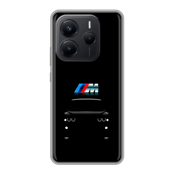 Силиконовый чехол на Xiaomi Redmi Note 14 с принтом БМВ BMW