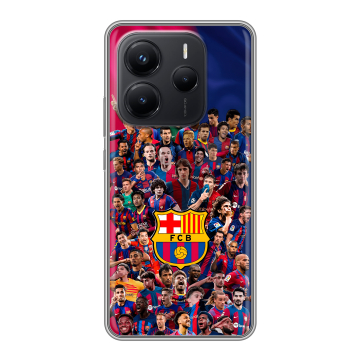 Силиконовый чехол на Xiaomi Redmi Note 14 с принтом Барселона Barcelona Силиконовый чехол на Xiaomi Redmi Note 14 с принтом Барселона Barcelona