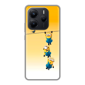 Силиконовый чехол на Xiaomi Redmi Note 14 с принтом Миньоны Силиконовый чехол на Xiaomi Redmi Note 14 с принтом Миньоны