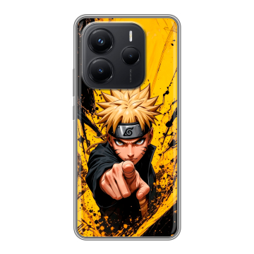 Силиконовый чехол на Xiaomi Redmi Note 14 с принтом Naruto Наруто Силиконовый чехол на Xiaomi Redmi Note 14 с принтом Naruto Наруто
