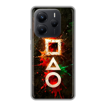 Силиконовый чехол на Xiaomi Redmi Note 14 с принтом Squid Game Игра кальмара Силиконовый чехол на Xiaomi Redmi Note 14 с принтом Squid Game Игра кальмара