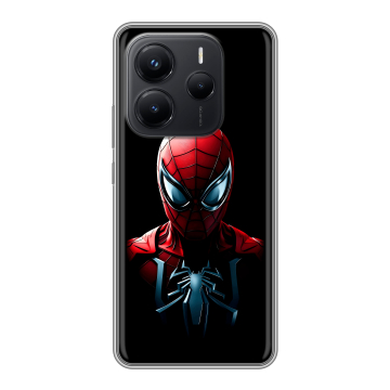 Силиконовый чехол на Xiaomi Redmi Note 14 с принтом Spiderman Человек паук Силиконовый чехол на Xiaomi Redmi Note 14 с принтом Spiderman Человек паук
