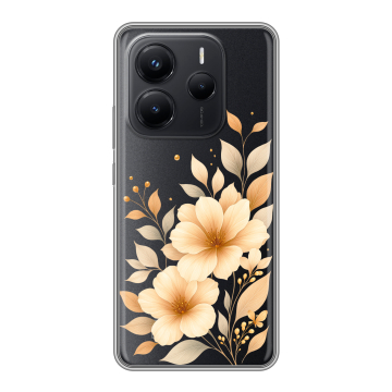 Силиконовый чехол на Xiaomi Redmi Note 14 с принтом для девушки