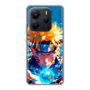 Силиконовый чехол на Xiaomi Redmi Note 14 с принтом Аниме Наруто Naruto