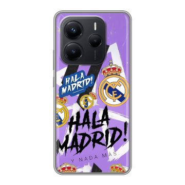 Силиконовый чехол на Xiaomi Redmi Note 14 с принтом Real Madrid Реал Мадрид Силиконовый чехол на Xiaomi Redmi Note 14 с принтом Real Madrid Реал Мадрид