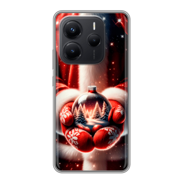Силиконовый чехол на Xiaomi Redmi Note 14 с принтом Новый год Силиконовый чехол на Xiaomi Redmi Note 14 с принтом Новый год