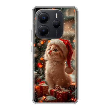 Силиконовый чехол на Xiaomi Redmi Note 14 с принтом Новый год Силиконовый чехол на Xiaomi Redmi Note 14 с принтом Новый год