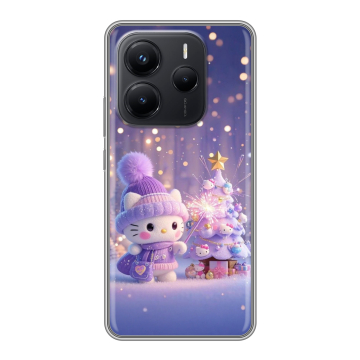 Силиконовый чехол на Xiaomi Redmi Note 14 с принтом Новый год Силиконовый чехол на Xiaomi Redmi Note 14 с принтом Новый год