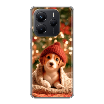 Силиконовый чехол на Xiaomi Redmi Note 14 с принтом Новый год Силиконовый чехол на Xiaomi Redmi Note 14 с принтом Новый год