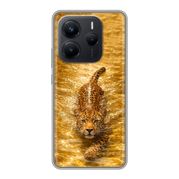 Силиконовый чехол на Xiaomi Redmi Note 14 с принтом женский