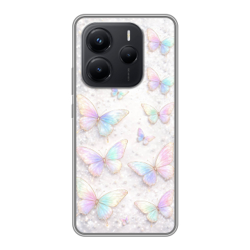 Силиконовый чехол на Xiaomi Redmi Note 14 с принтом женский Силиконовый чехол на Xiaomi Redmi Note 14 с принтом женский