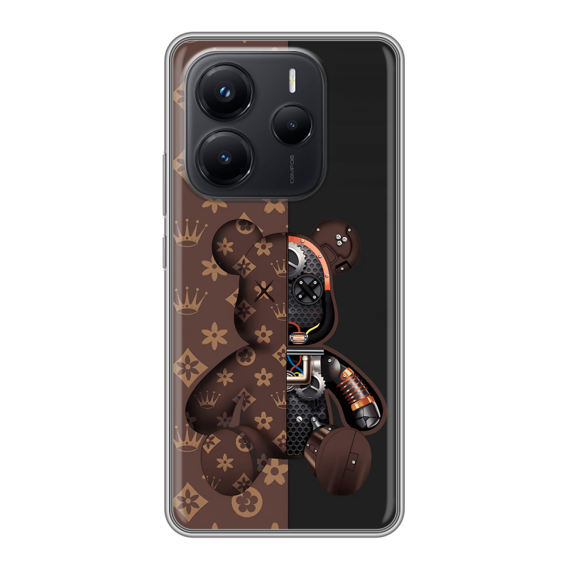 Силиконовый чехол на Xiaomi Redmi Note 14 с принтом Луи робот Силиконовый чехол на Xiaomi Redmi Note 14 с принтом Луи робот
