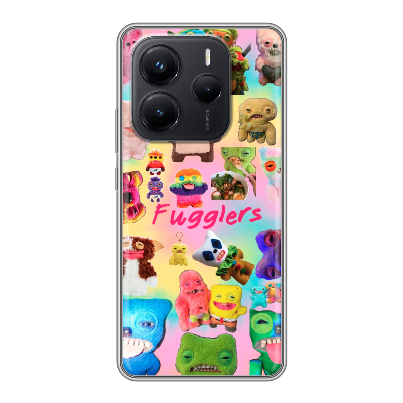 Силиконовый чехол на Xiaomi Redmi Note 14 с принтом Флагер Fuggler Силиконовый чехол на Xiaomi Redmi Note 14 с принтом Флагер Fuggler